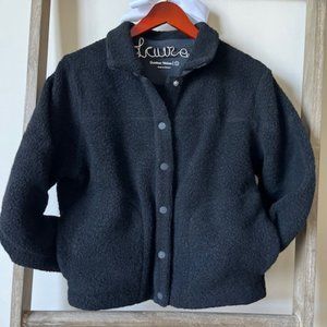 NWT Outdoor Voices MegaFleece Bomber Jacket Black (Women's)